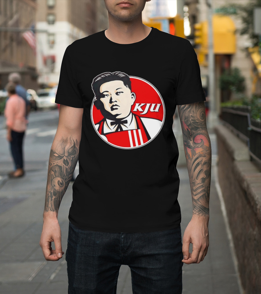 KJU Parody Red Circle Colonel Inspired It's Not KFC T-Shirt