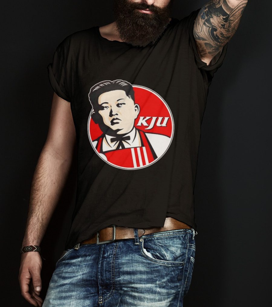 KJU Parody Red Circle Colonel Inspired It's Not KFC T-Shirt