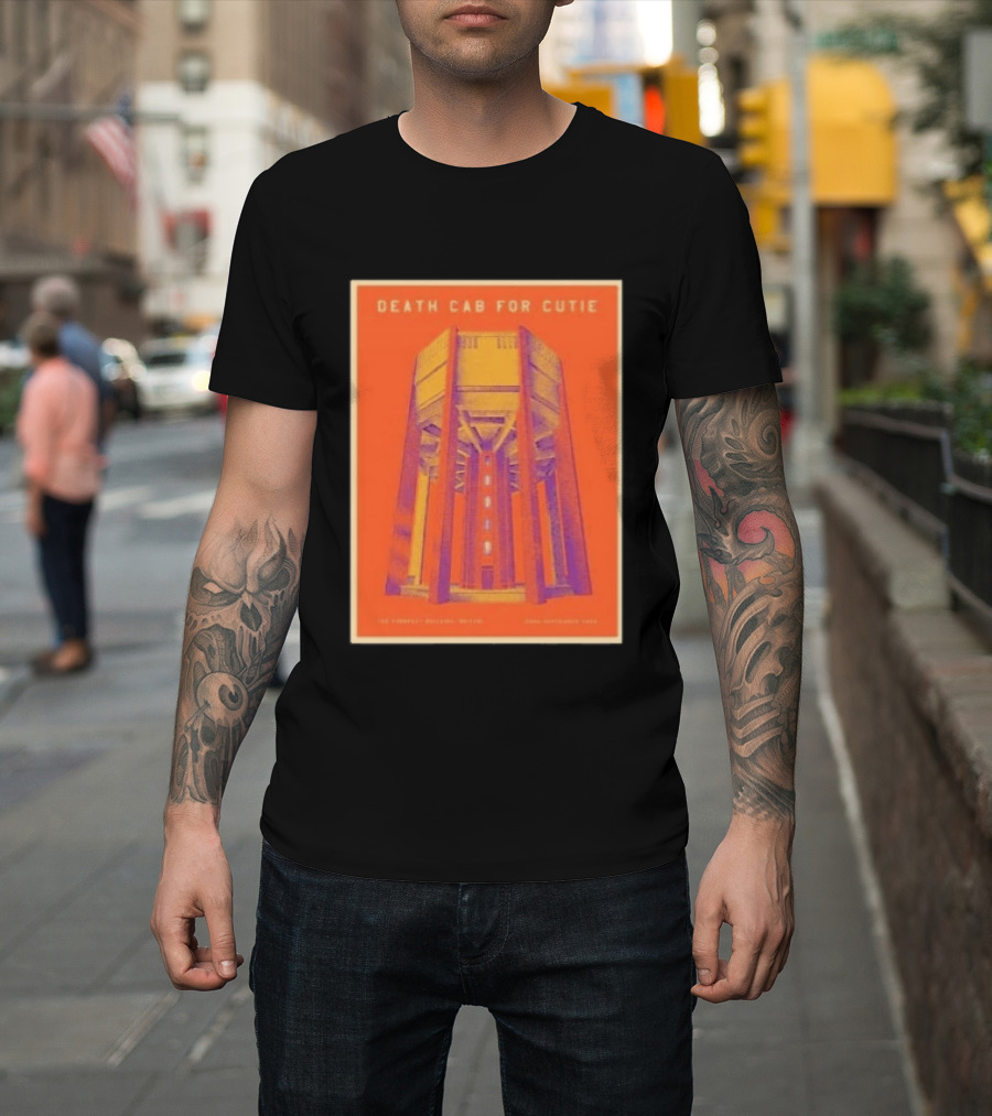 Death Cab For Cutie September 23 2026 Bristol I Built You A Tower Tour Prospect Building UK Event T-Shirt