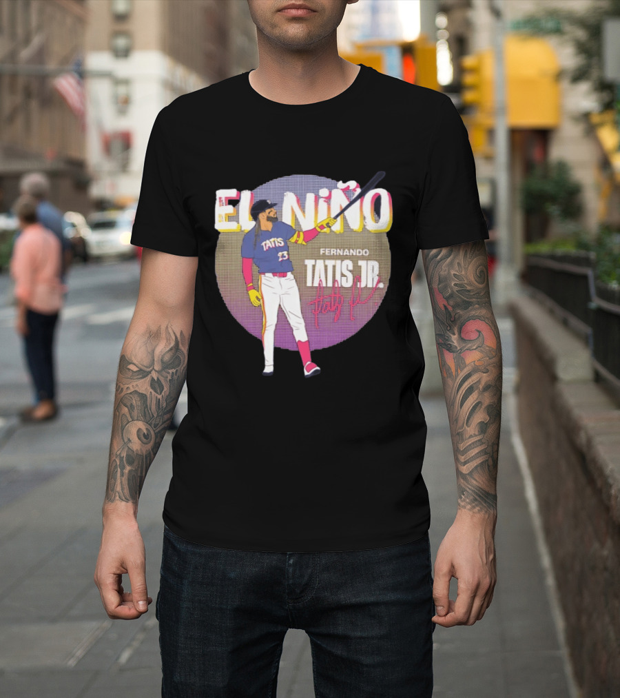 Fernando Tatis Jr. El Niño San Diego Padres Batting T-Shirt