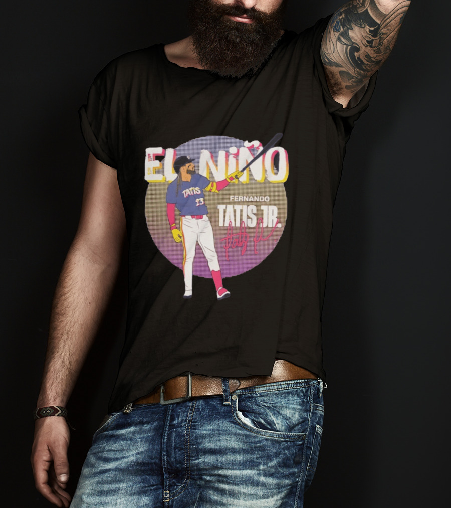 Fernando Tatis Jr. El Niño San Diego Padres Batting T-Shirt