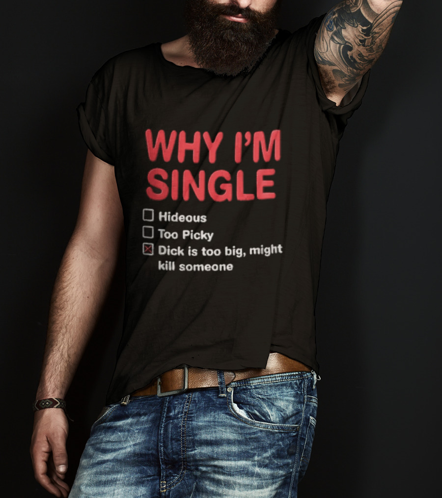 Why I'm Single Hideous Too Picky Just Might Hurt Someone T-Shirt