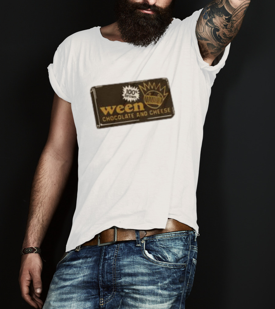 Ween Chocolate And Cheese 100% Brown T-Shirt