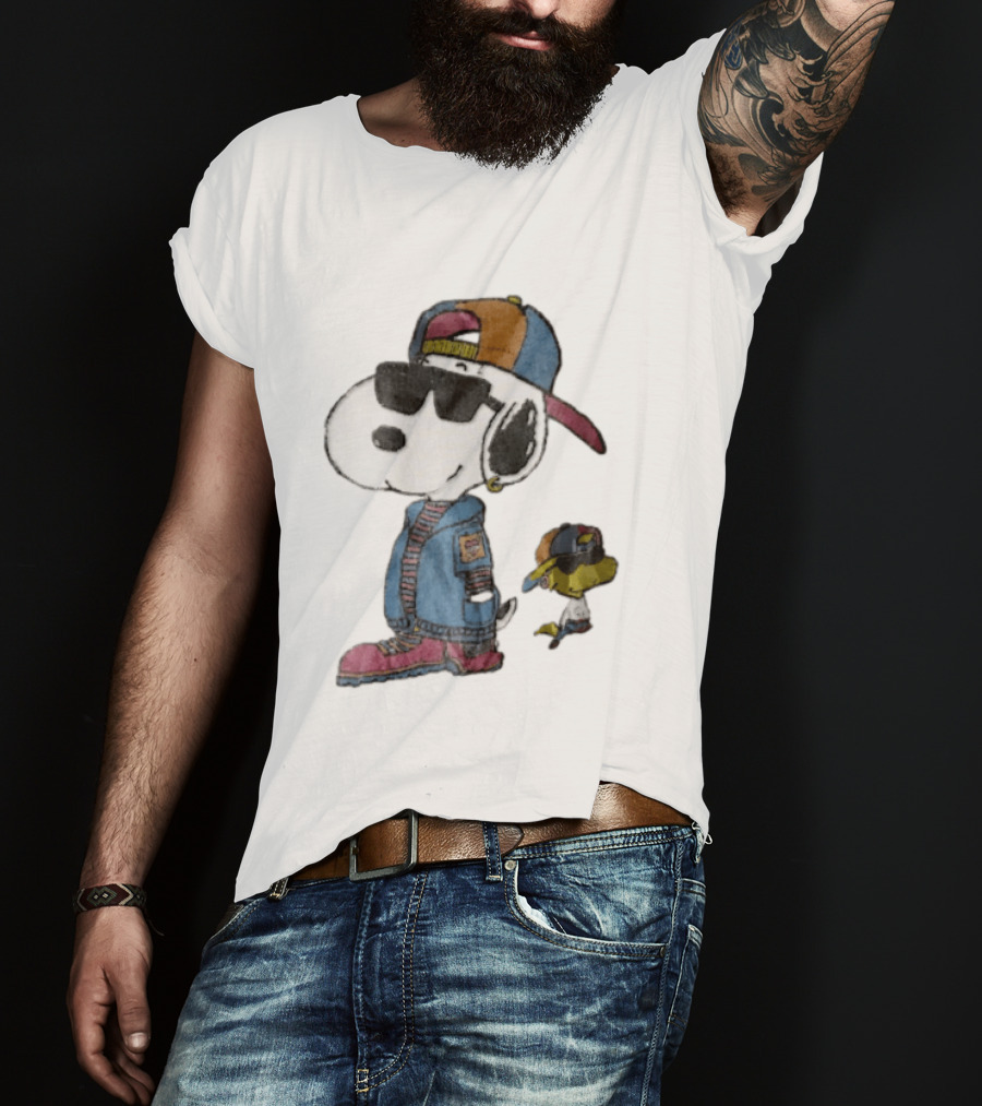Snoopy Woodstock Cool Sunglasses Cap Jacket T-Shirt