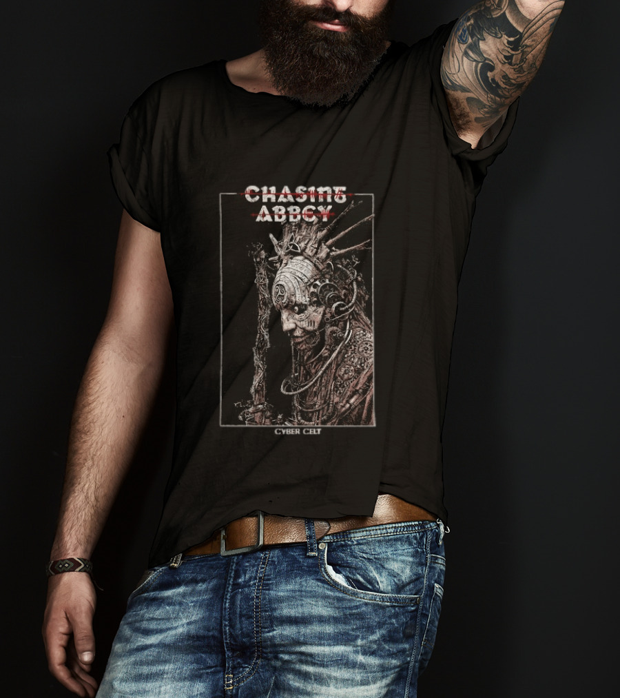 Chasing Abbey Cyber Celt Album Steampunk Cyberpunk Android T-Shirt