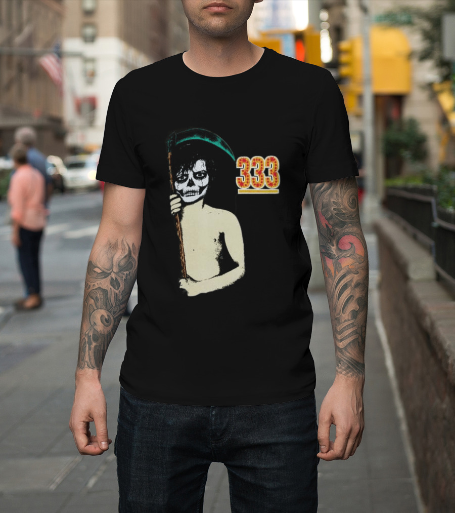 Half Evil Store 333 Skull Child T-Shirt