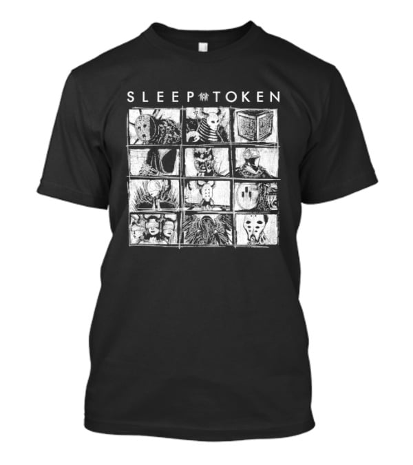 Sleep Token Figures Album Cover Art Grid T-Shirt