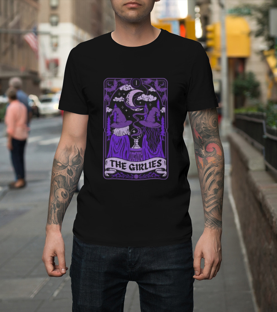 Witchy Tarot Card Style The Girlies Do We Know Them Moon Magic T-Shirt