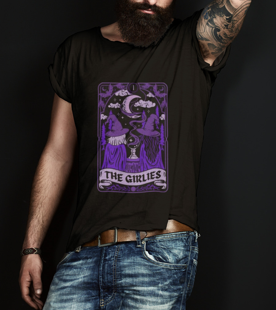 Witchy Tarot Card Style The Girlies Do We Know Them Moon Magic T-Shirt