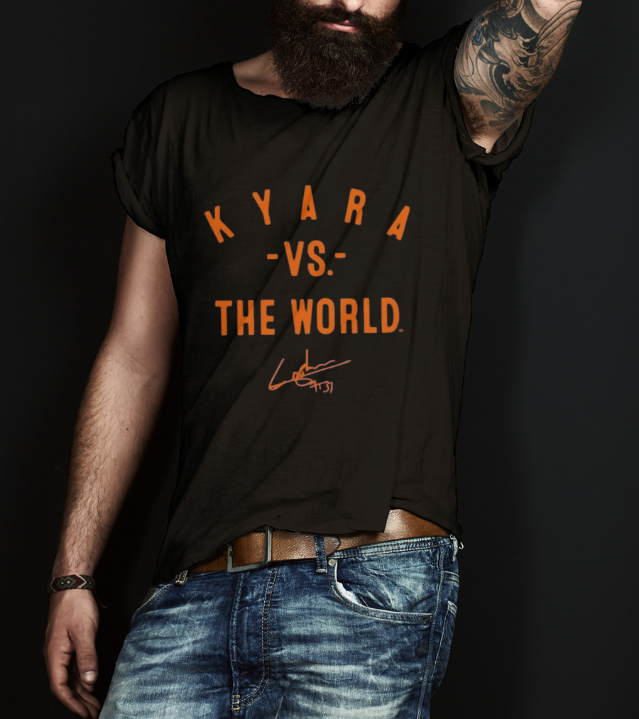 Golden State Valkyries Kyara Vs The World Linskens Signature T-Shirt