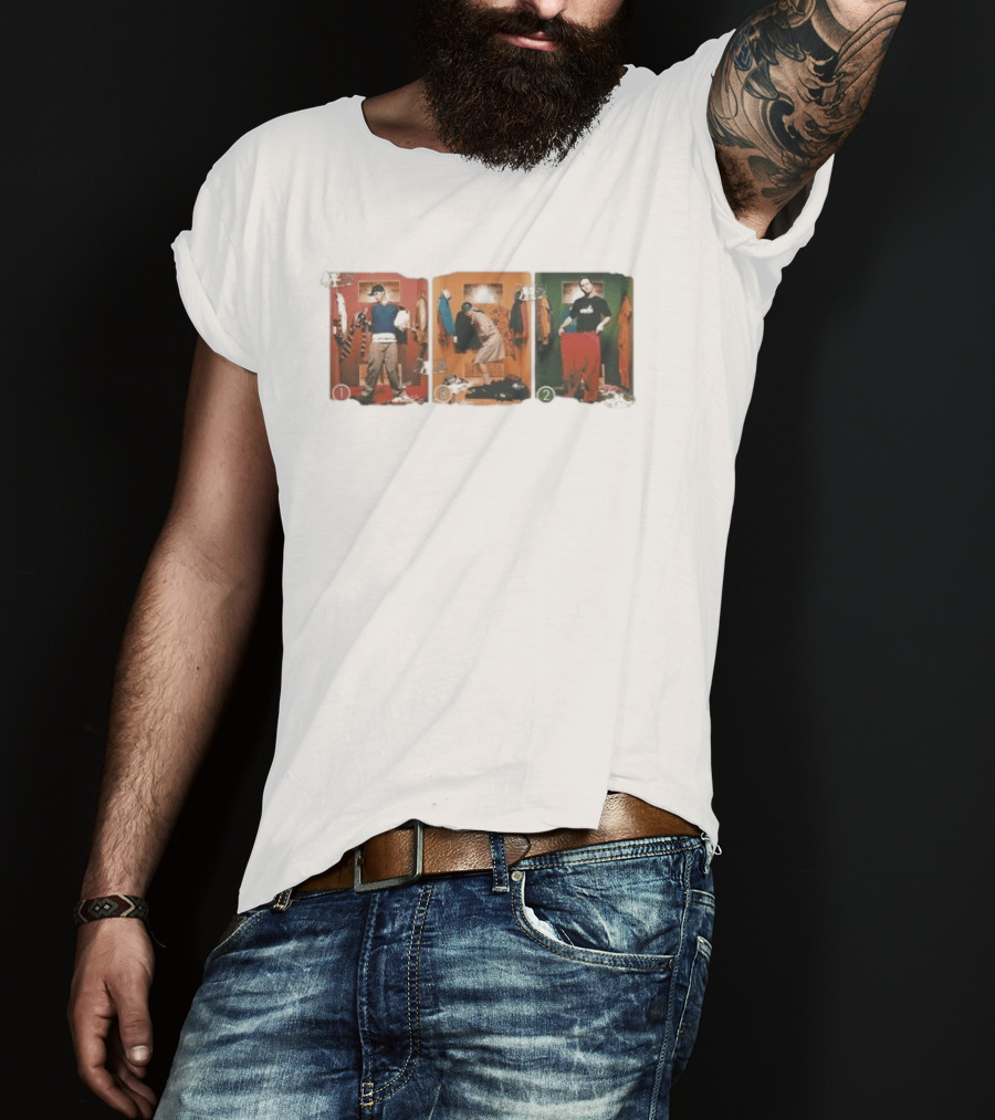 Blink 182 Take Off Your Pants And Jacket Changing Room Photo Sequence T-Shirt