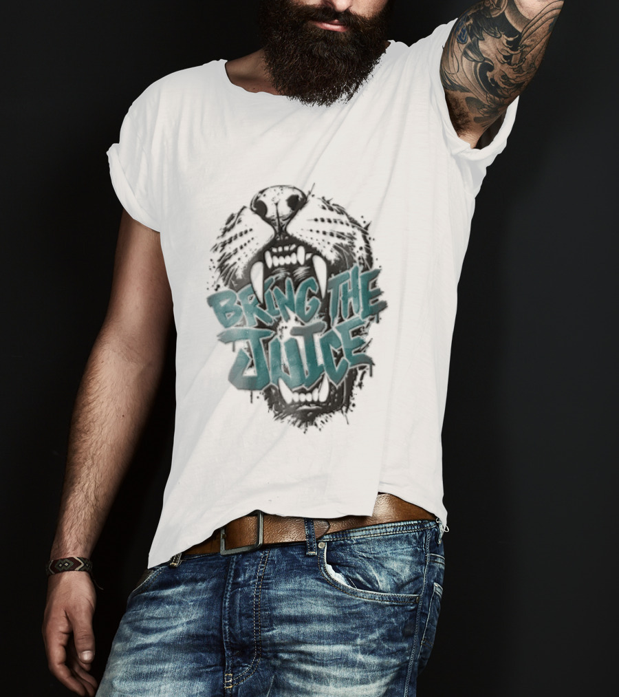 Bring The Juice Roaring Jaguar Head T-Shirt