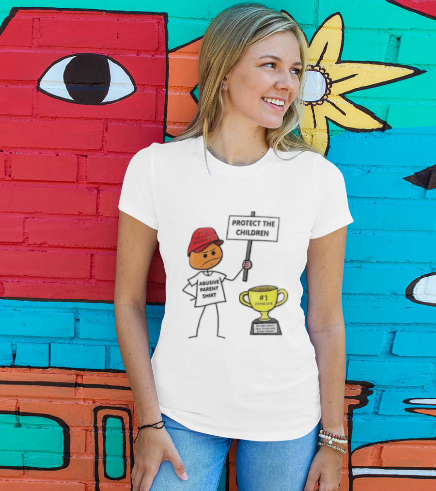 Voted FOR A Child Molester HAT Protect THE Children Abusive Parent Hypocrite Trophy T-Shirt