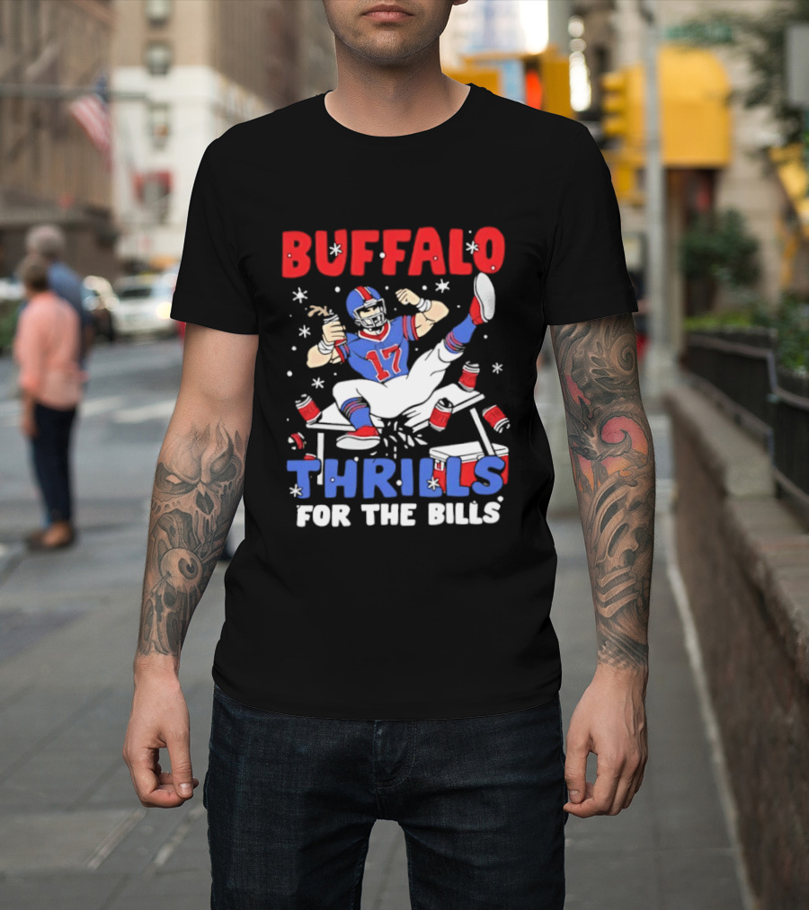 Buffalo Thrills For The Bills Football Table Crash Fun T-Shirt