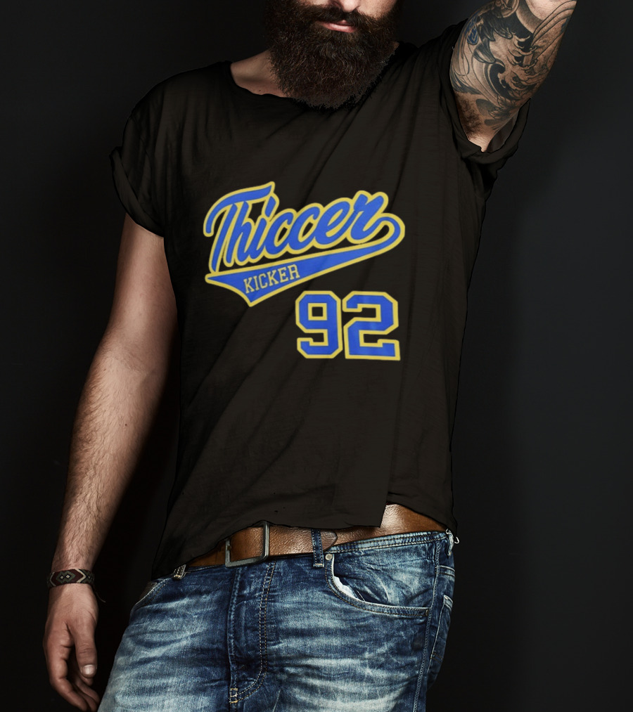 Harrison Mevis Los Angeles Rams Thicker Kicker 92 T-Shirt