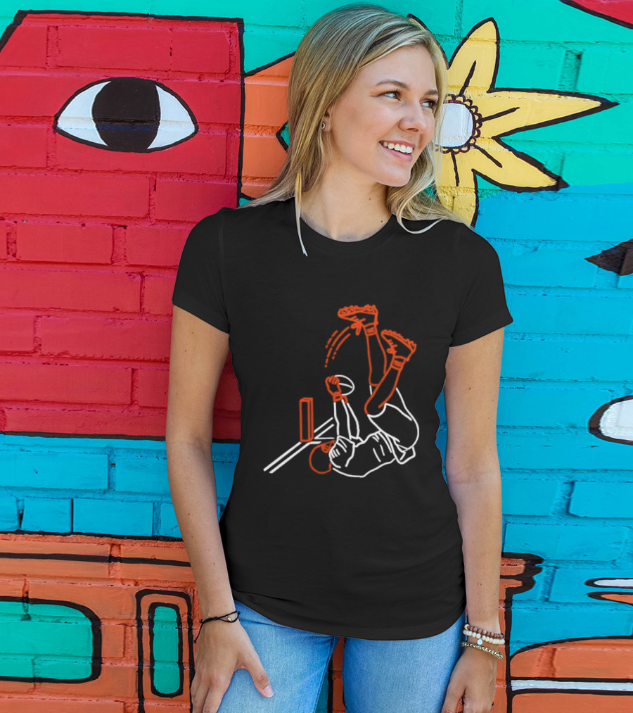 Cincinnati Bengals Head Under Heels Catch Higgins T-Shirt