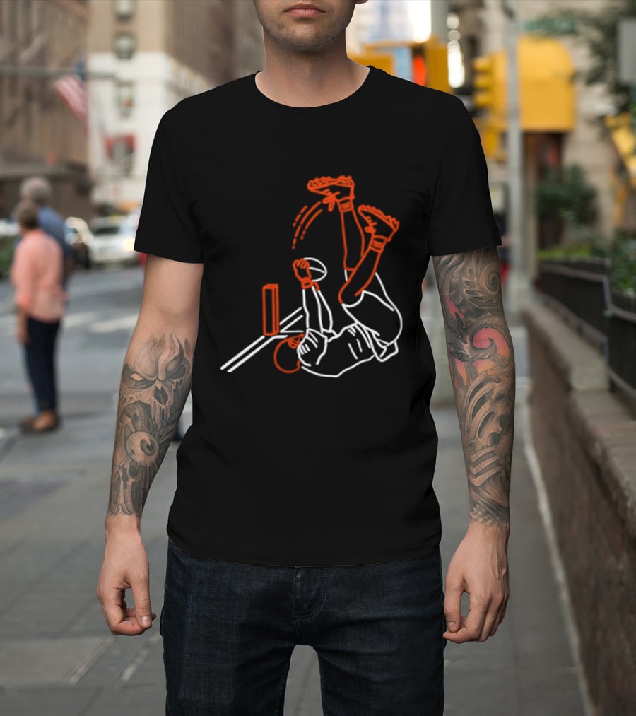 Cincinnati Bengals Head Under Heels Catch Higgins T-Shirt