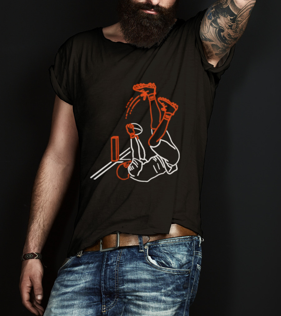 Cincinnati Bengals Head Under Heels Catch Higgins T-Shirt