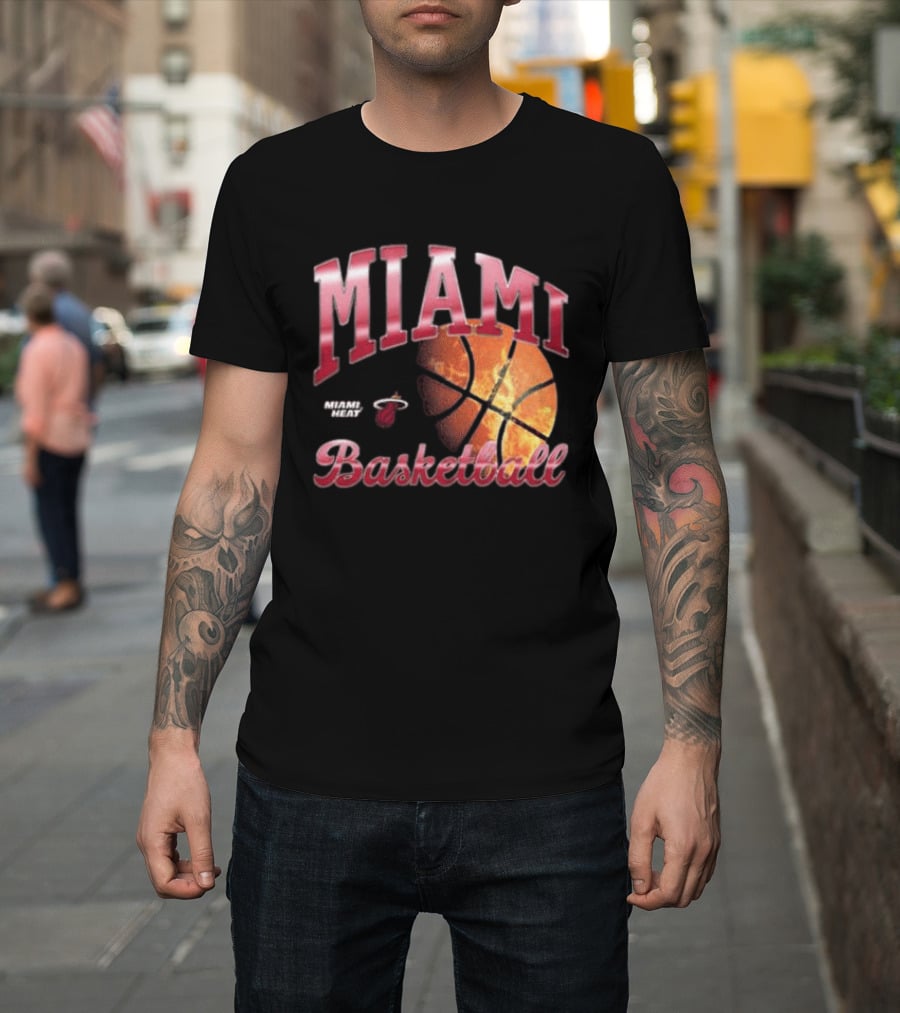 Miami Heat Basketball Court Culture X Hype & Vice Tank T-Shirt