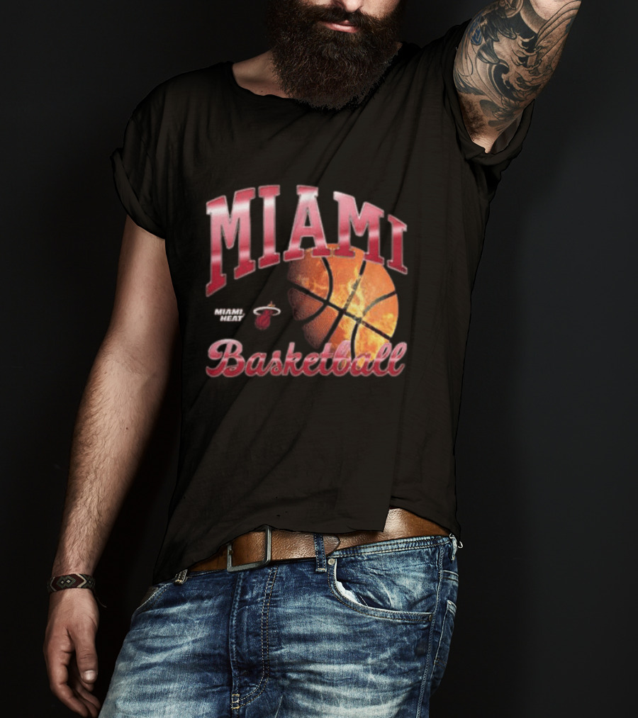 Miami Heat Basketball Court Culture X Hype & Vice Tank T-Shirt