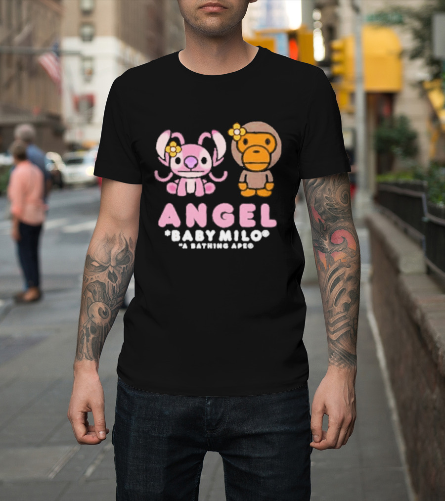 Angel Baby Milo A Bathing Ape Bape X Disney 2026 T-Shirt