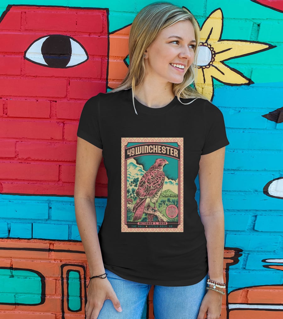49 Winchester Little Rock October 1 2026 Special Guest Colby Acuff T-Shirt