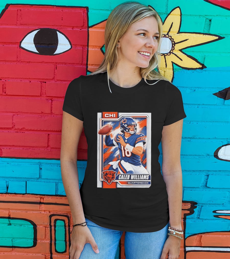 Caleb Williams Chicago Bears Quarterback CHI Football Fan T-Shirt