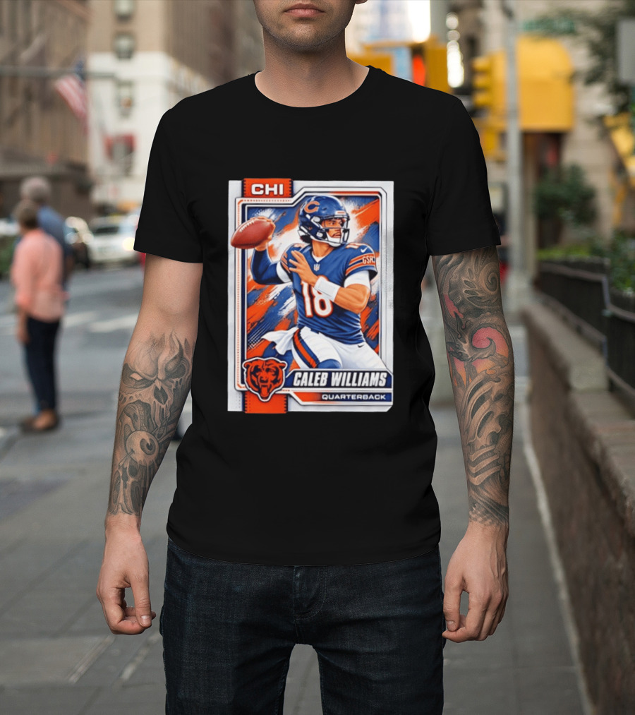 Caleb Williams Chicago Bears Quarterback CHI Football Fan T-Shirt