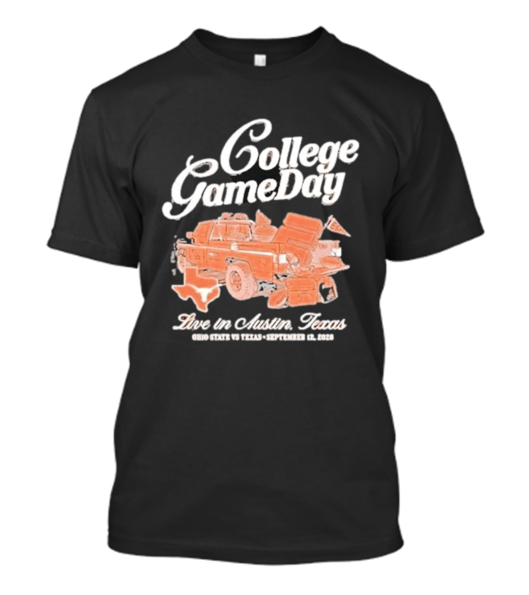 College Gameday Live In Austin Texas 2026 Texas Longhorns Tailgate Truck T-Shirt