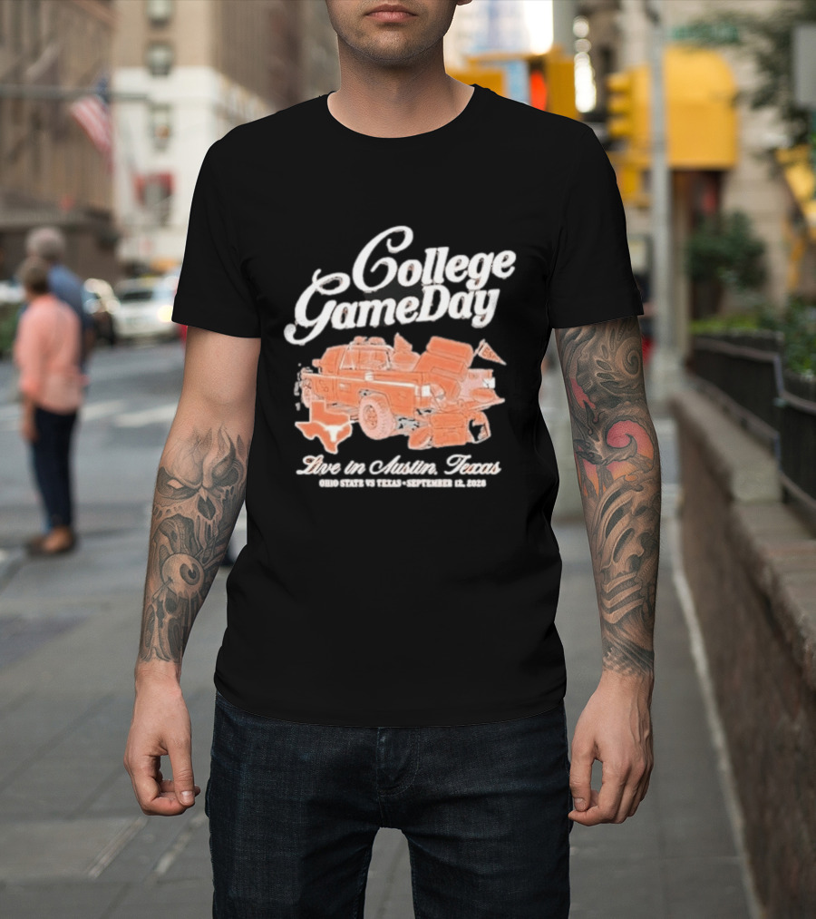 College Gameday Live In Austin Texas 2026 Texas Longhorns Tailgate Truck T-Shirt