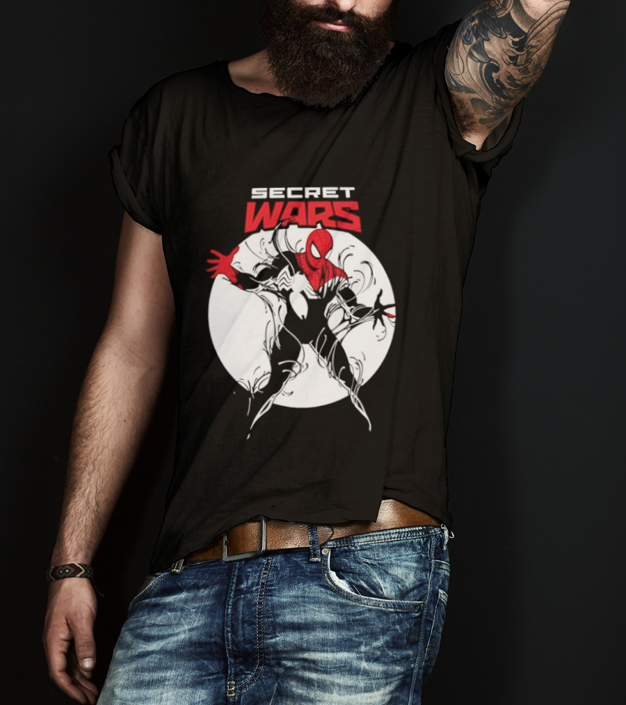 Secret Wars Spider Man Iconic Marvel T-Shirt