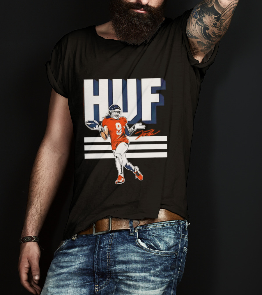 Denver Broncos Football HUF Hufanga 9 Jersey T-Shirt