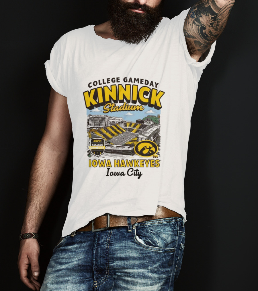 College Gameday Kinnick Stadium Iowa Hawkeyes Iowa City T-Shirt