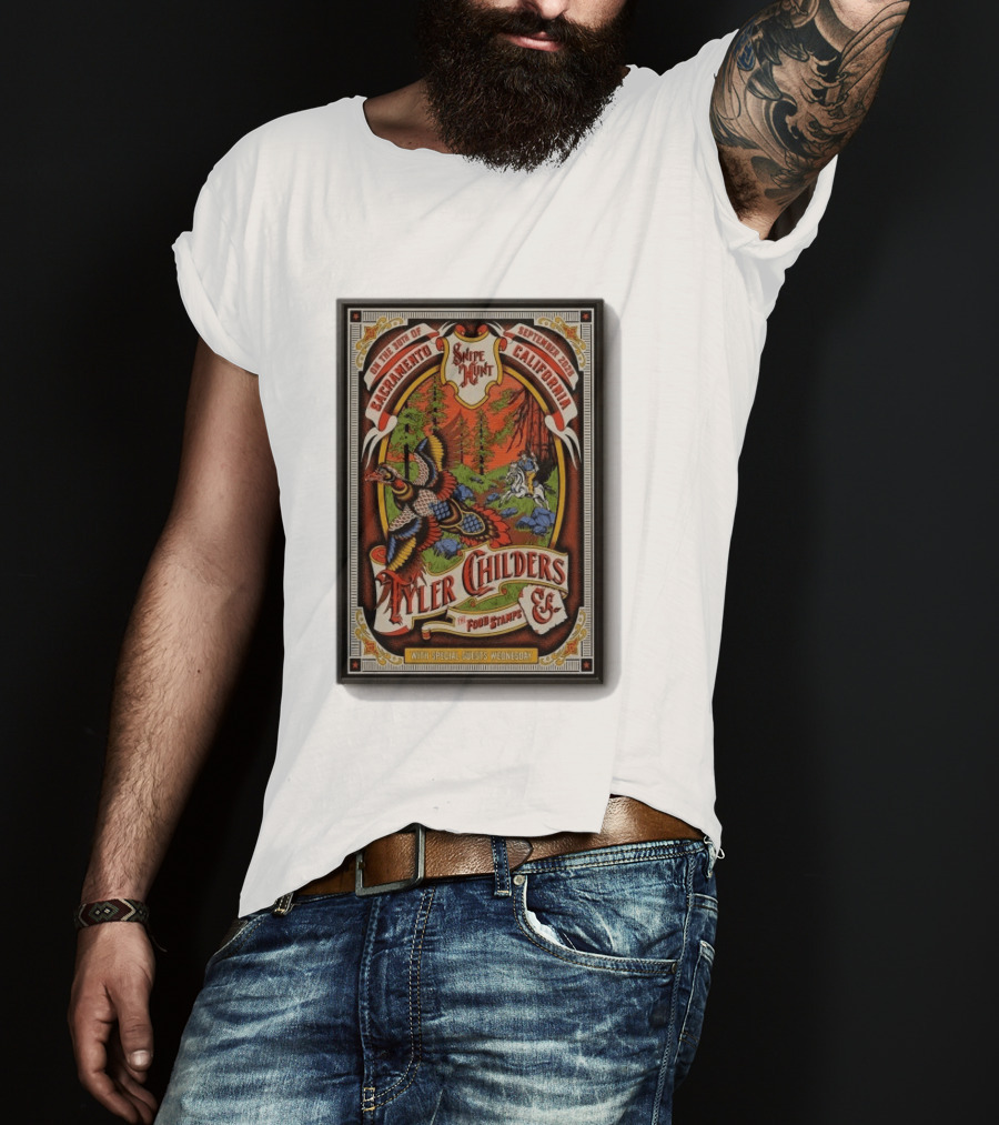 Tyler Childers Sacramento Concert September 30 2026 With Sipe Hunt Food Stamps Special Guests Wednesday T-Shirt