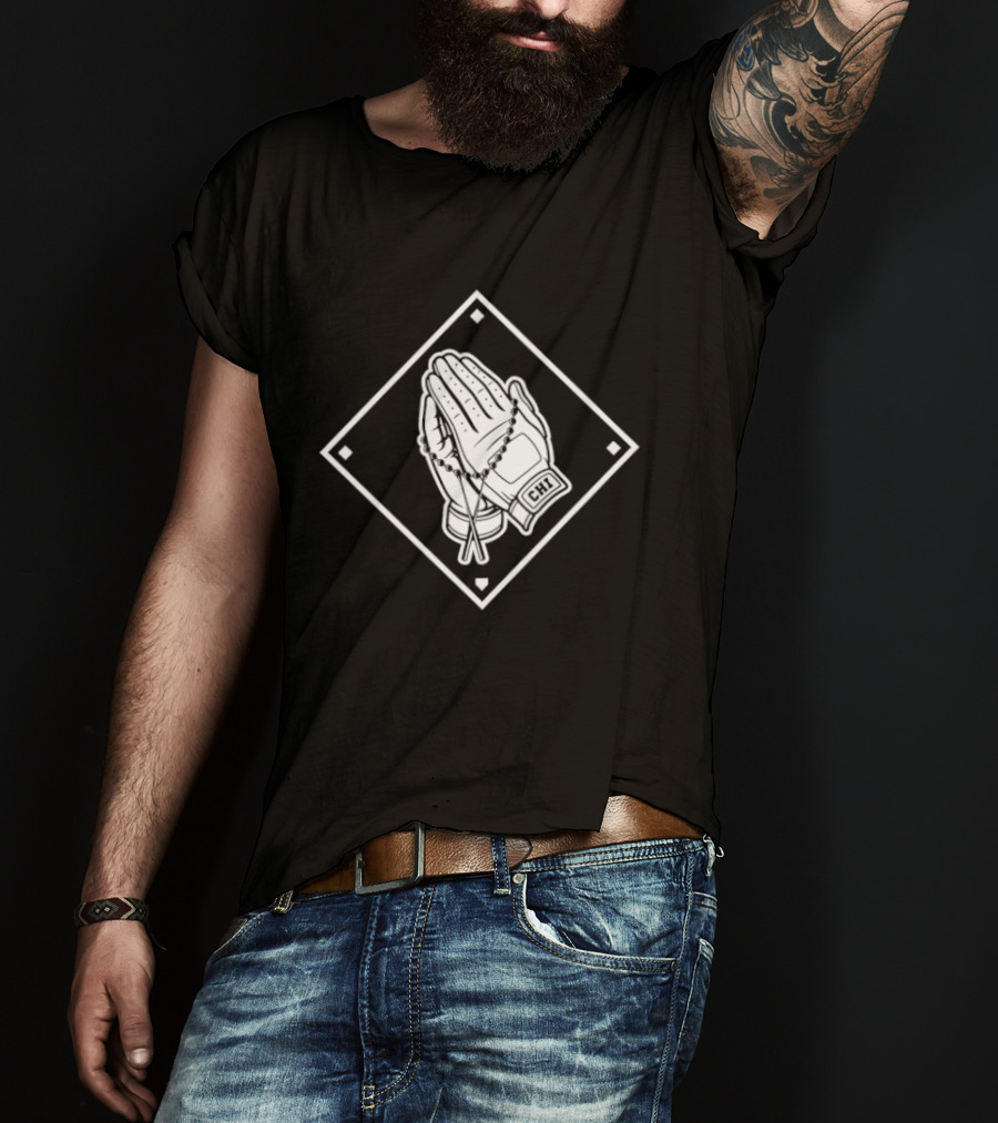 Chicago White Sox Blessed Baseball Pray Hands T-Shirt