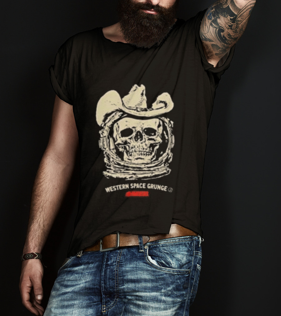 Dexter And The Moonrocks Skullboy Cowboy Hat T-Shirt
