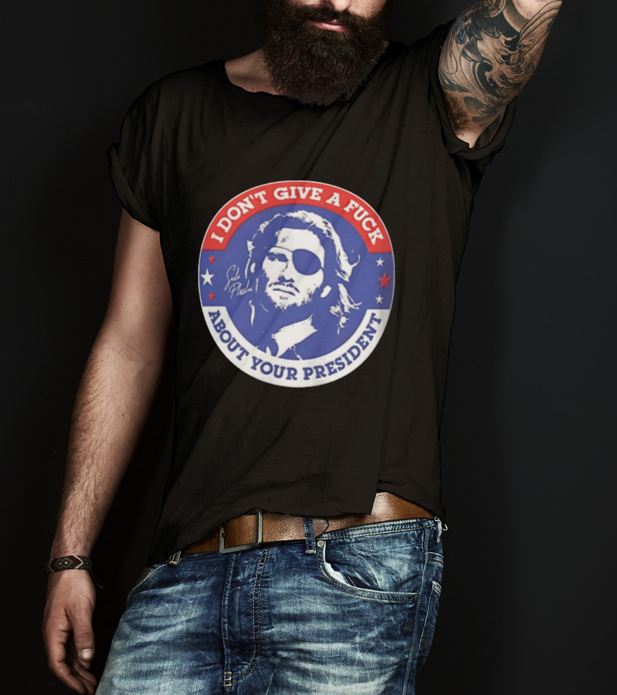 Escape From New York Snake Plissken I Don't Give A Fuck About Your President T-Shirt