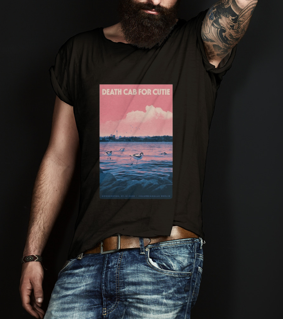 Death Cab For Cutie Columbiahalle Berlin Concert 2026 Donnerstag 01.10 Exclusive T-Shirt
