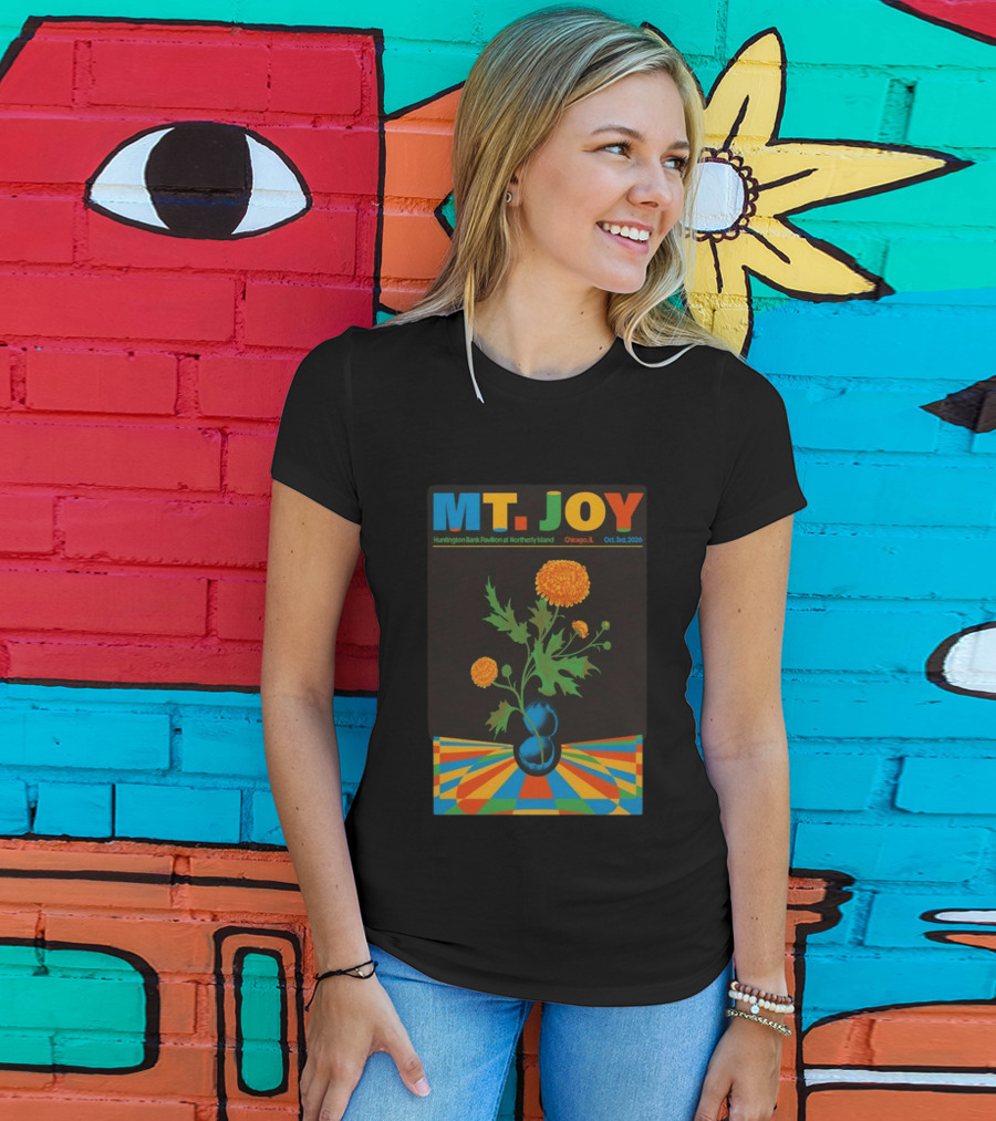 MT. JOY Huntington Bank Pavilion Northerly Island Chicago IL Oct 3 2026 Limited Edition T-Shirt