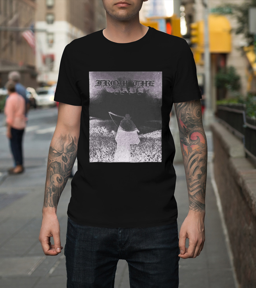 Farmer's Daughter Store From The Grave Longsleeve Gothic Reaper Scene T-Shirt