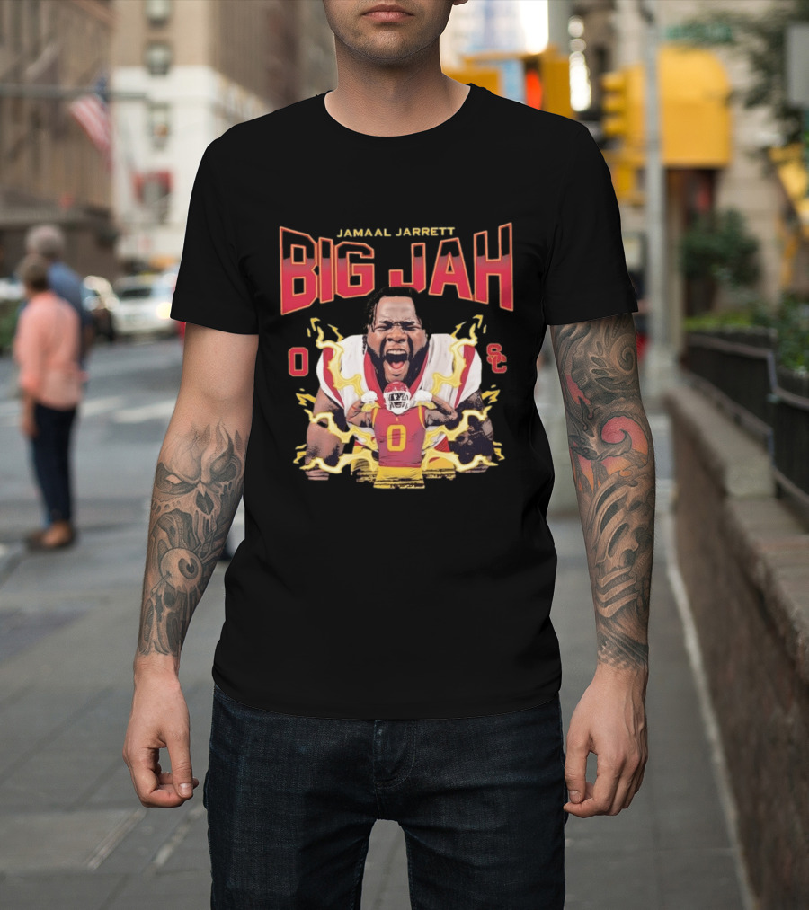 Jamaal Jarrett Big Jah USC Trojans Football No 0 Collage T-Shirt