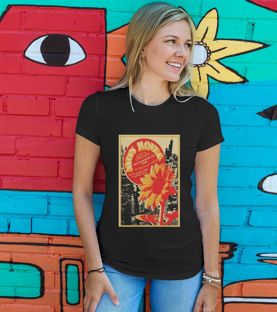 Mon Rovîa Live In Chicago September 29 2026 The Salt Shed With Sydney Rose And Sarah Julia Limited T-Shirt