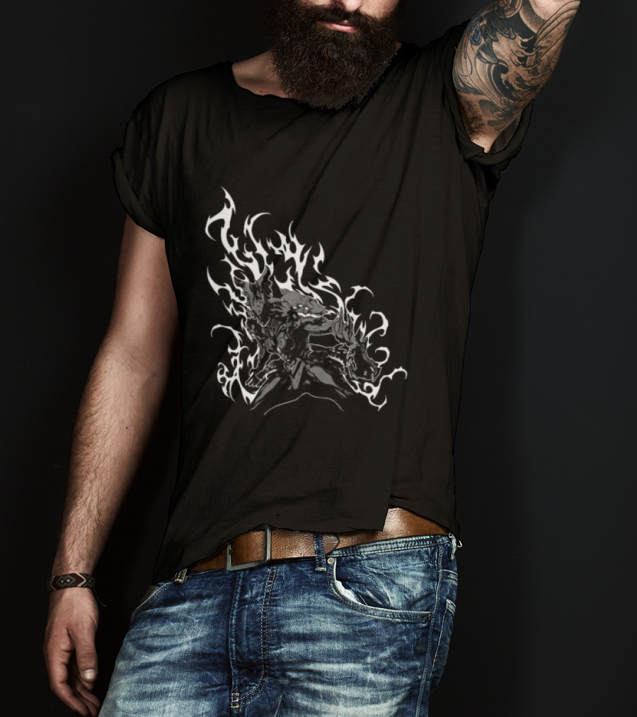 Warframe Store Conquera Voruna Heavyweight Flame T-Shirt