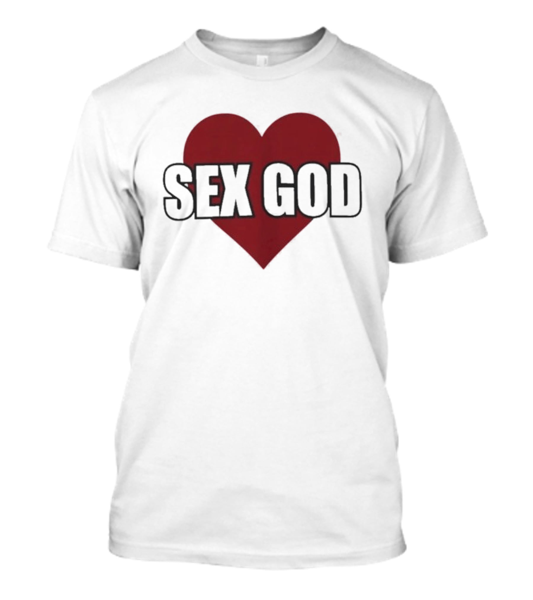 Sex God Heart Red T-Shirt