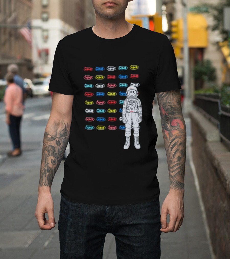 Plus44 Spaceman Heavyweight Astronaut Smile T-Shirt