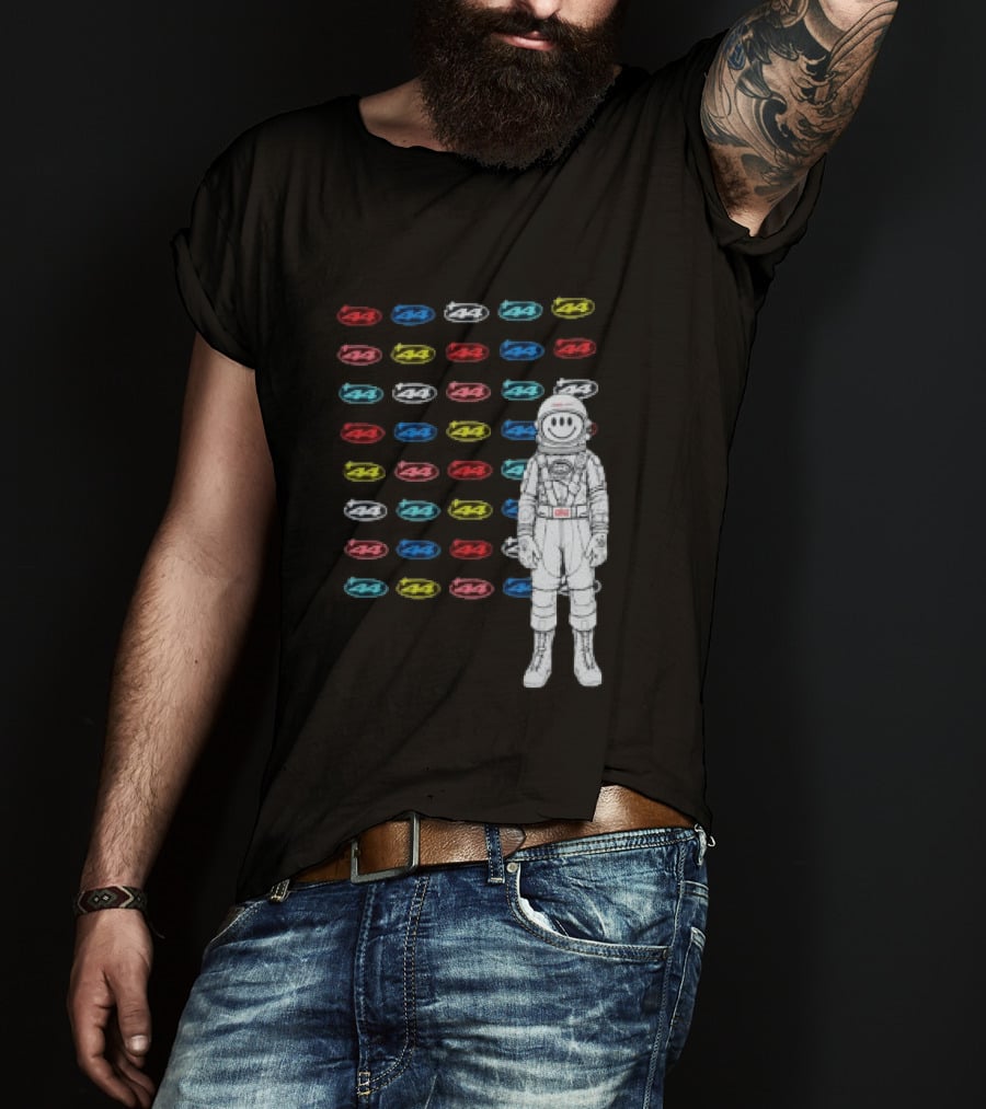 Plus44 Spaceman Heavyweight Astronaut Smile T-Shirt