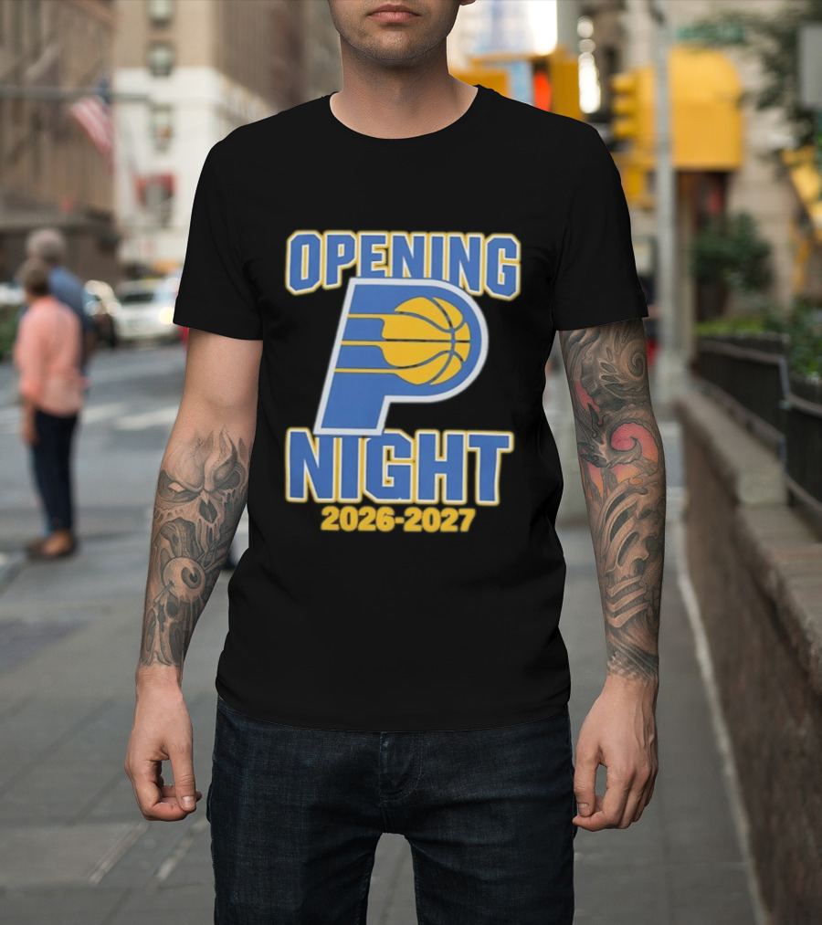 Indiana Pacers Opening Night 2026 2027 T-Shirt