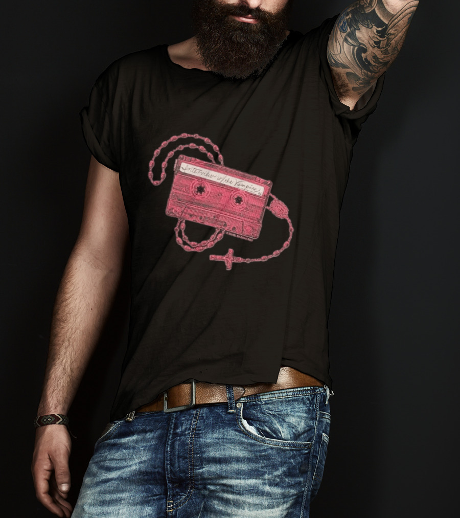 Interview With The Vampire Cassette Tape Necklace T-Shirt