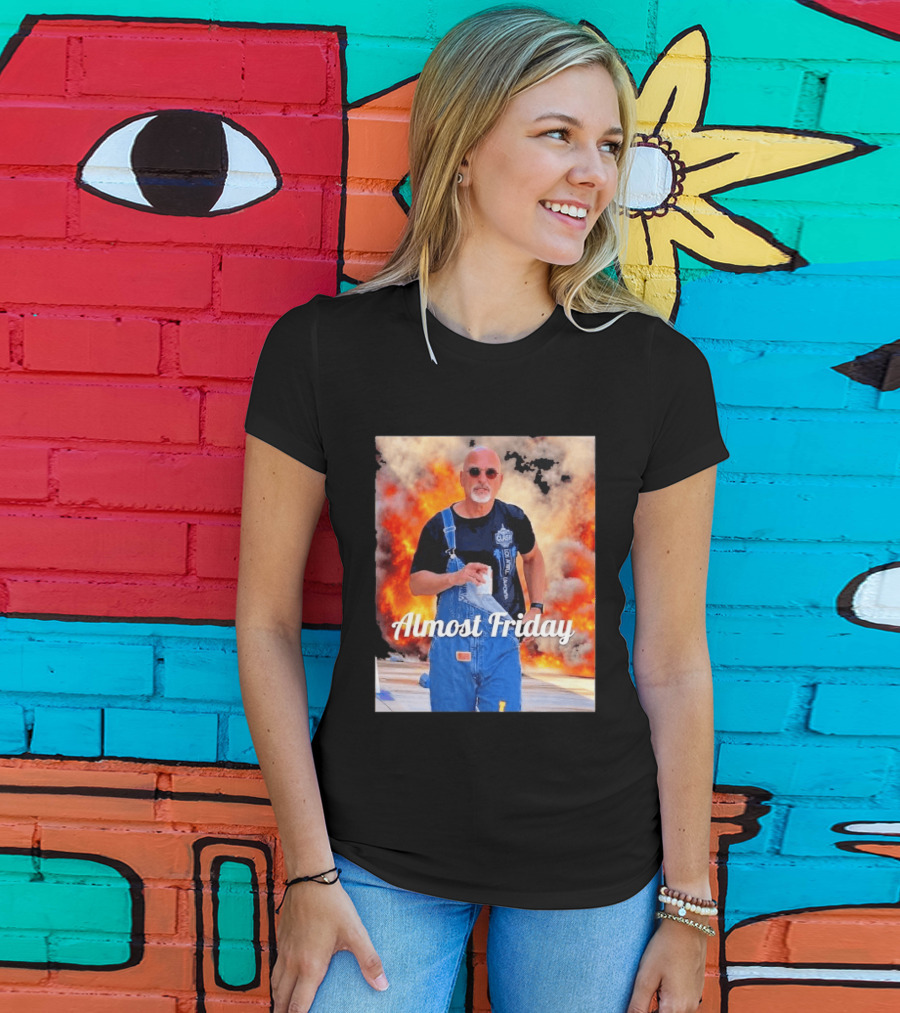Almost Friday Howie Mandel Clash Explosion Scene T-Shirt