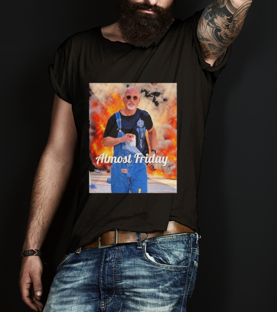 Almost Friday Howie Mandel Clash Explosion Scene T-Shirt
